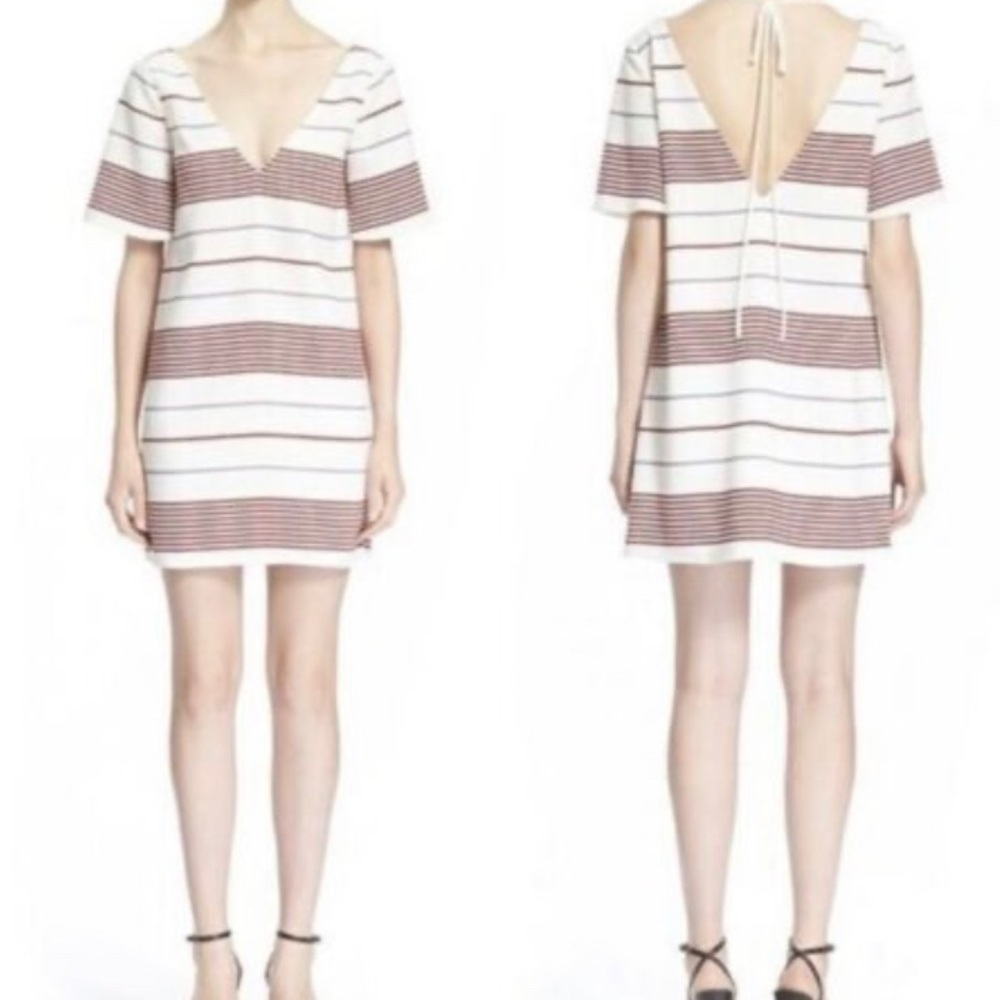 Elizabeth and James ‘Orlando’ Striped Mini Shift Dress Size XS.